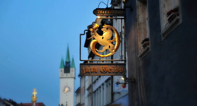 Wirtshaus und Biergarten "Zum Geiss" in Straubing